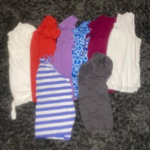 Lot of 8 tops. Size small.
